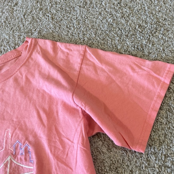 Anvil Women's Coral Pink Pastel Multicolor T-Shirt San Francisco Tourist Size L - Picture 4 of 7